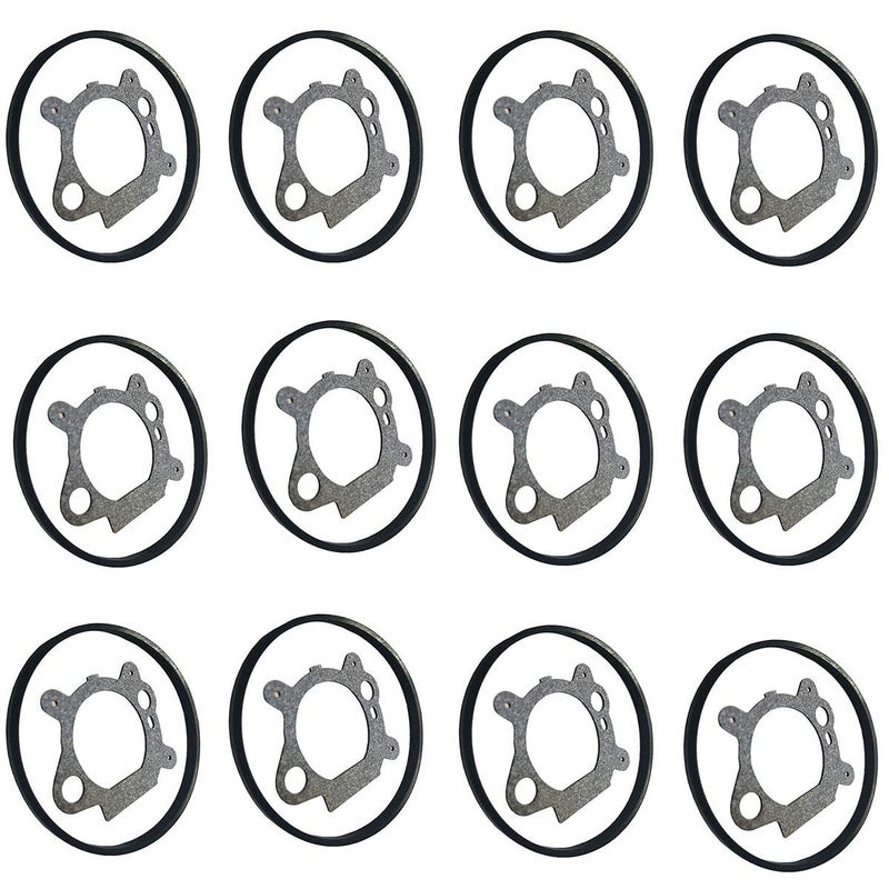 FJSaDobo 12 Set Float Bowl Gasket Air Cleaner Mount Gasket for Briggs & Stratton 693981 799871 799866 790845 272653 272653S - Image 1
